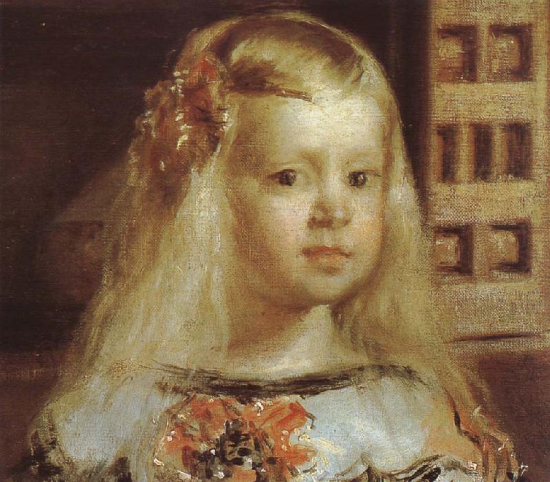 VELAZQUEZ, Diego Rodriguez de Silva y Detail of Palace handmaiden china oil painting image